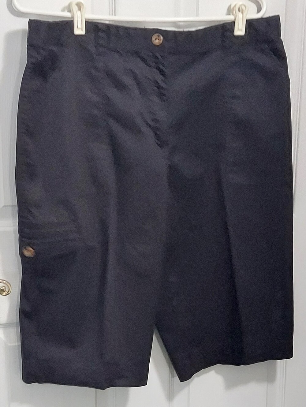 Karen Scott Black Walking Shorts